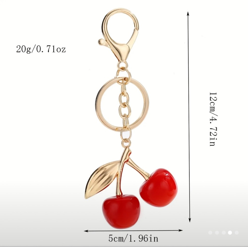 Cherry 🍒 Keychain/Bagcharm - Picture 5 of 5